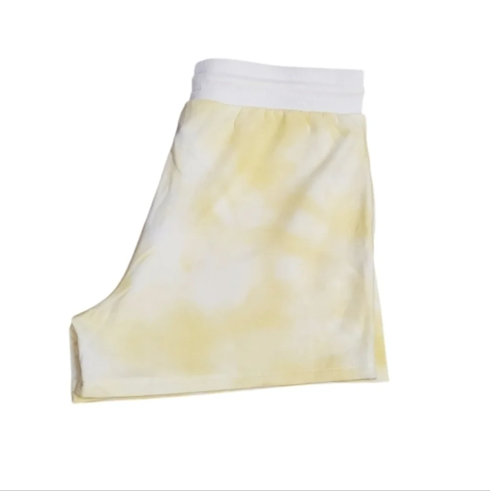NWT Stars Above Women's Jogger Fleece Lounge Shorts Tie-Dye S